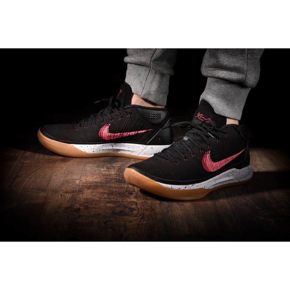 Nike Kobe A.D. Mid EP Speckled Gum Black Pink Basketball Tennis Shoes Mens 11.5 - Picture 1 of 9